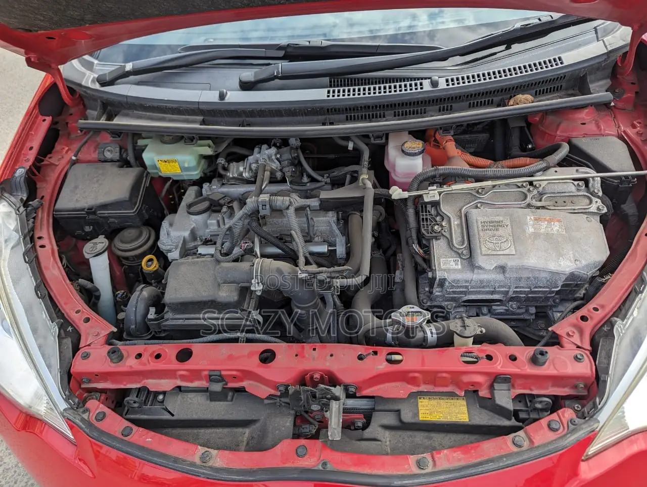 Toyota Aqua 2013 Red