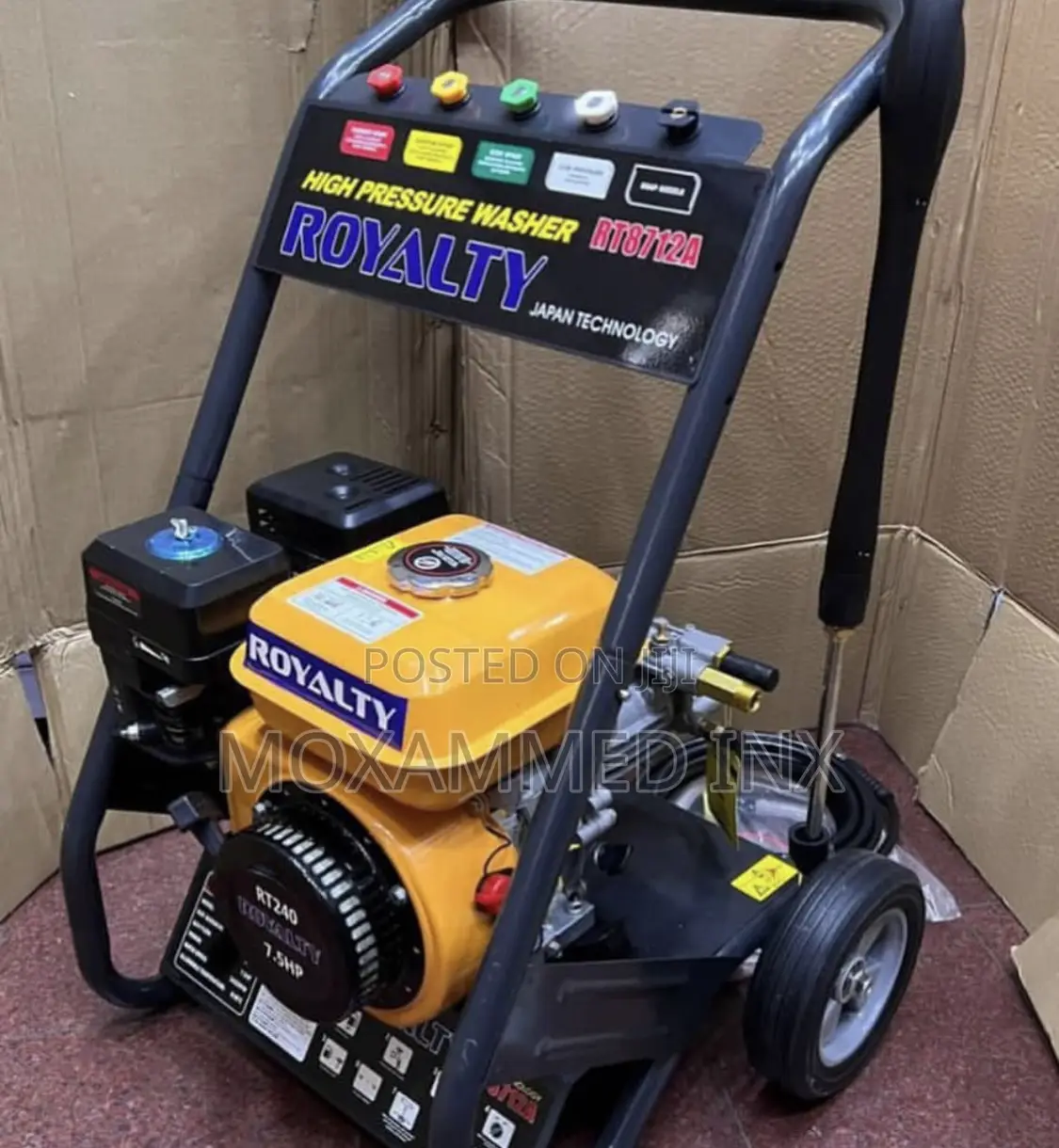 Royalty Petrol Car Wash Model 8712A 7.5hp