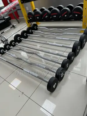 Photo - Fixed Rubber Barbell