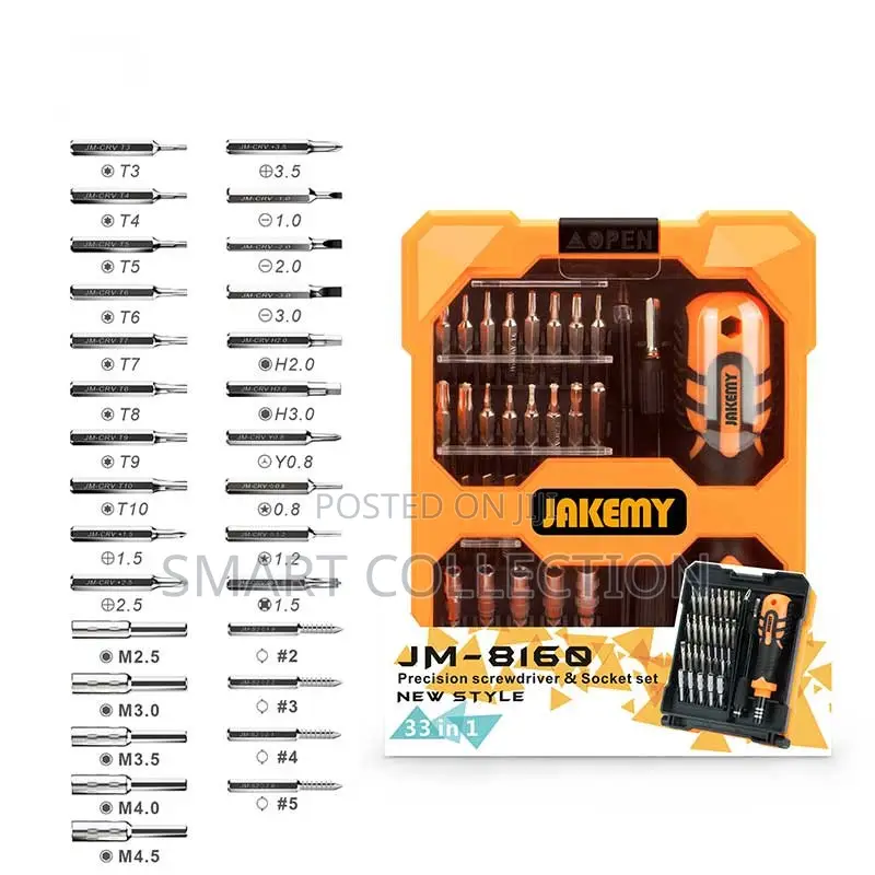 33 in 1 Precision Screwdriver Set Socket Set JM-8160