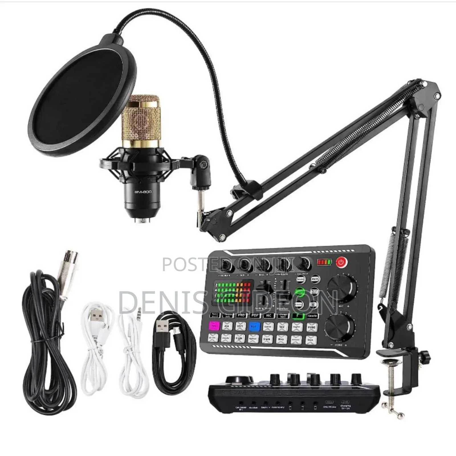 Bm 800 Microphone Condesor Set