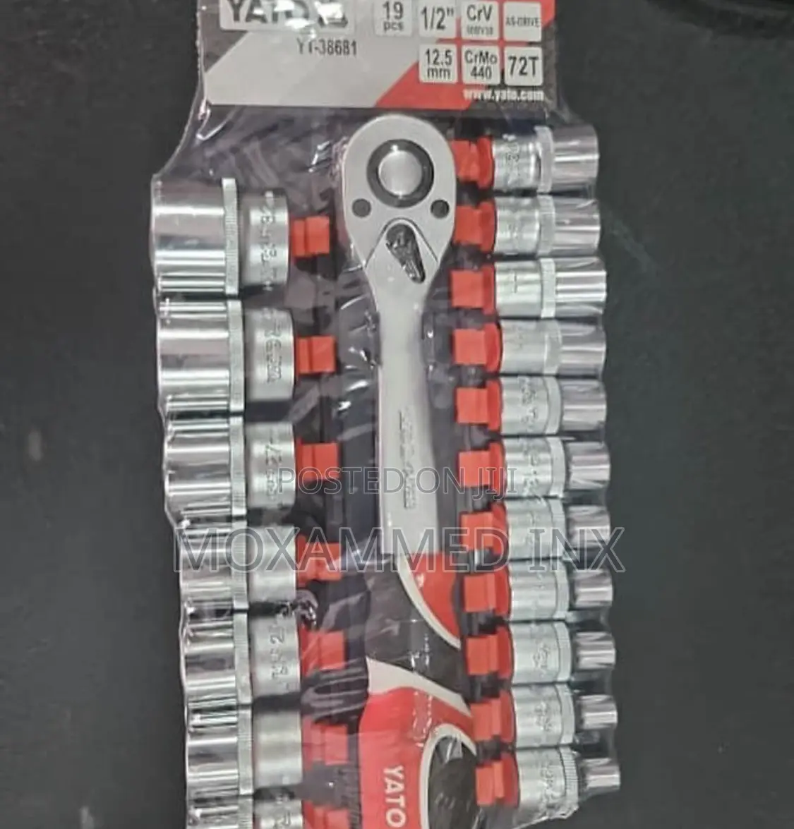 Yato Professional Ratchet Socket Set 1/2” 19 PCS Tools