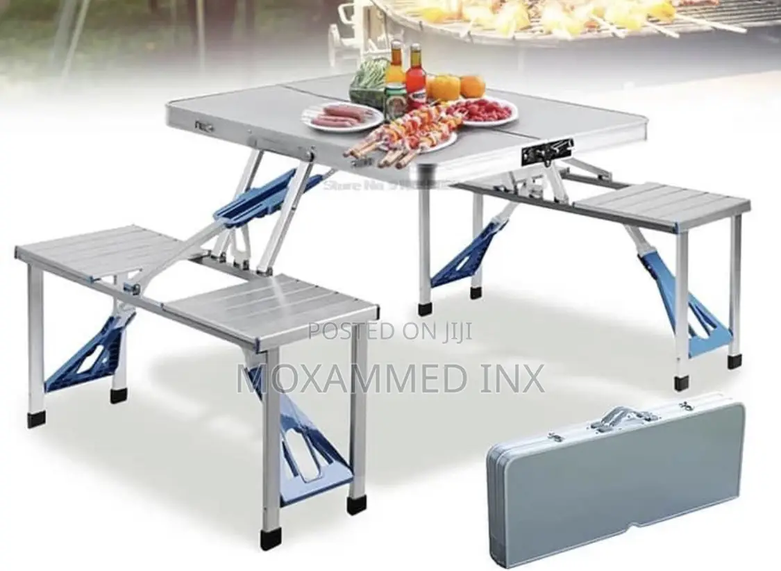 Camping Foldable Table With Chairs