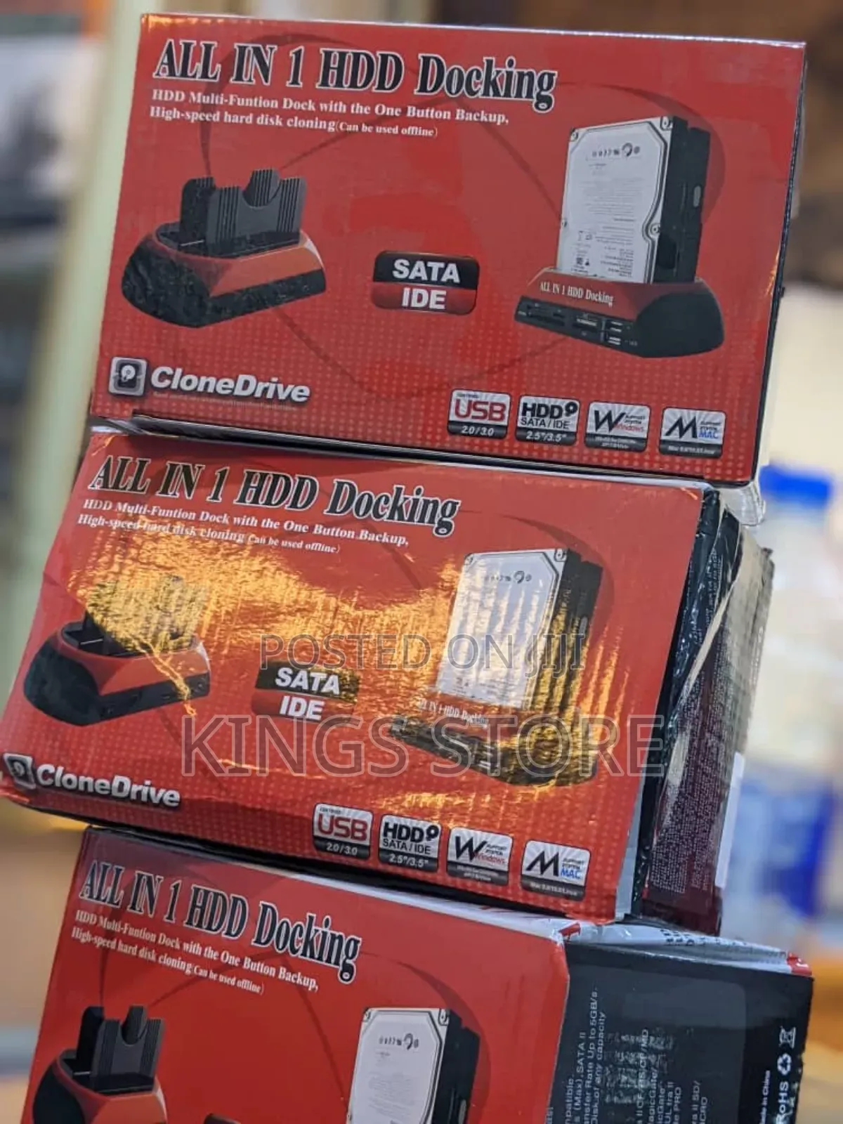 All in 1 HDD 2.5''/3.5'' SATA Multi-Function Docking Station