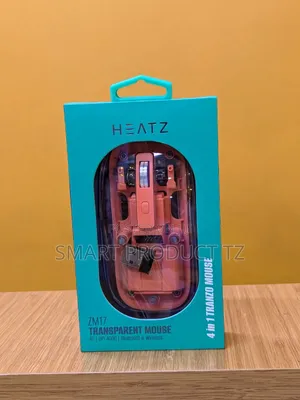 HEATZ Transparent, Bluetooth, Wireless Rechargeable Mouse.