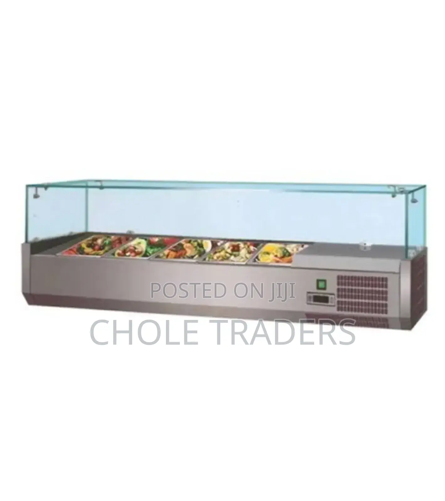 5-pans Refrigerated Salad Bar Display Unit