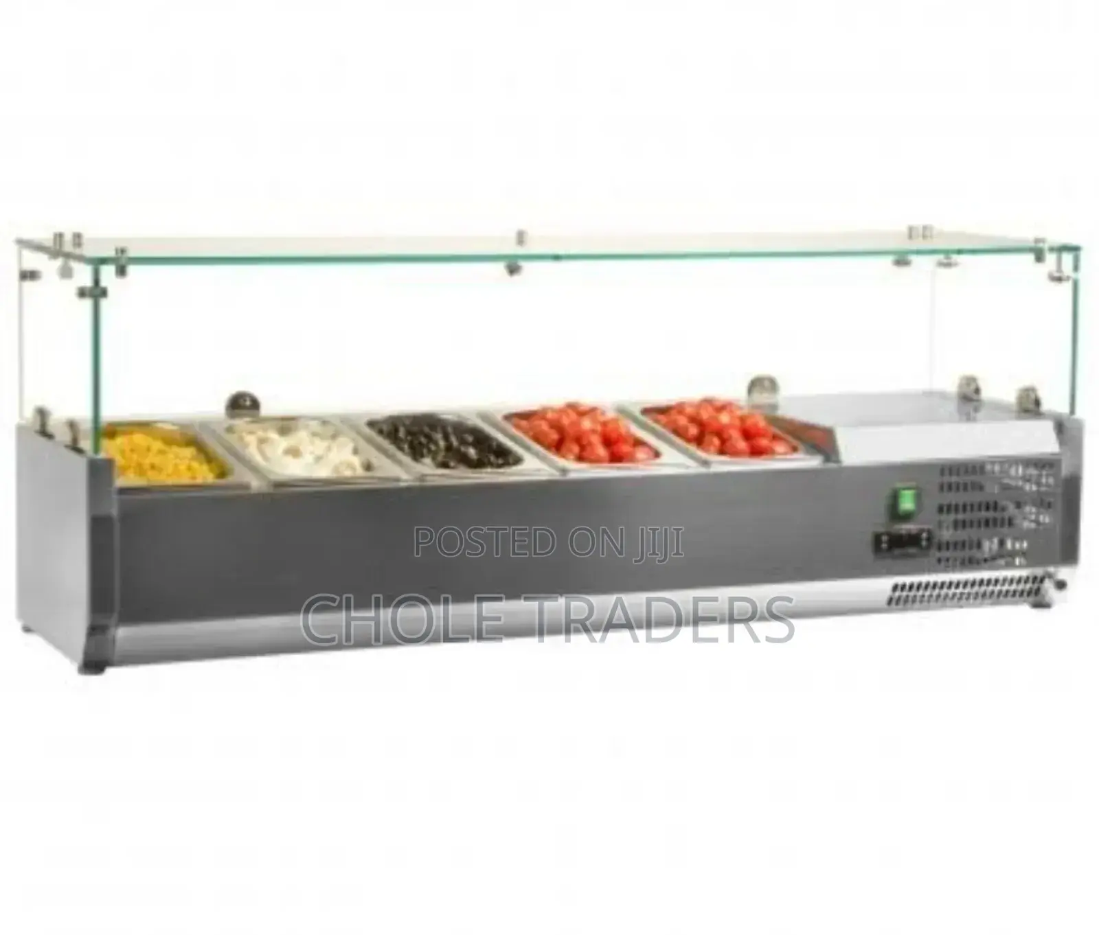 5-pans Refrigerated Salad Bar Display Unit