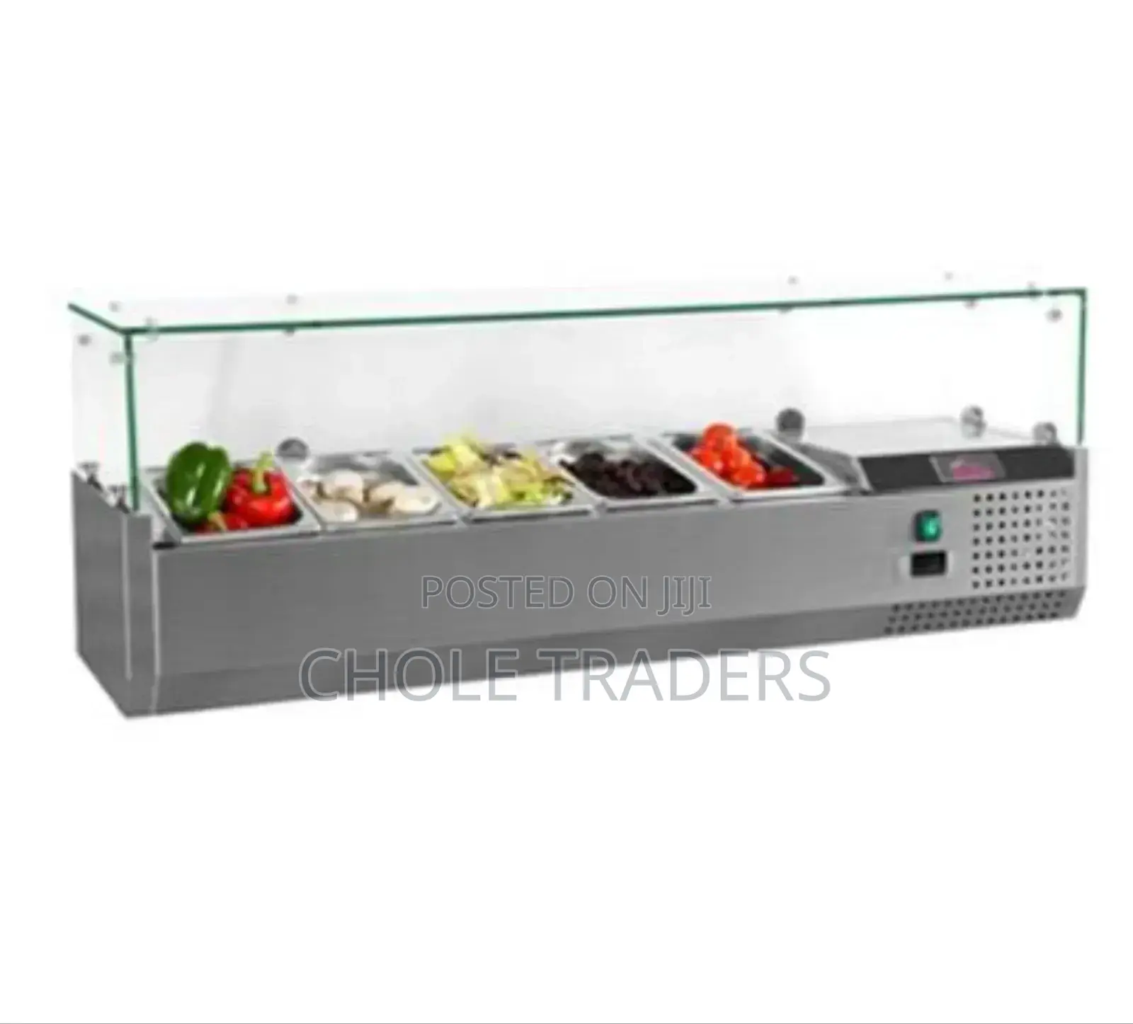 5-pans Refrigerated Salad Bar Display Unit