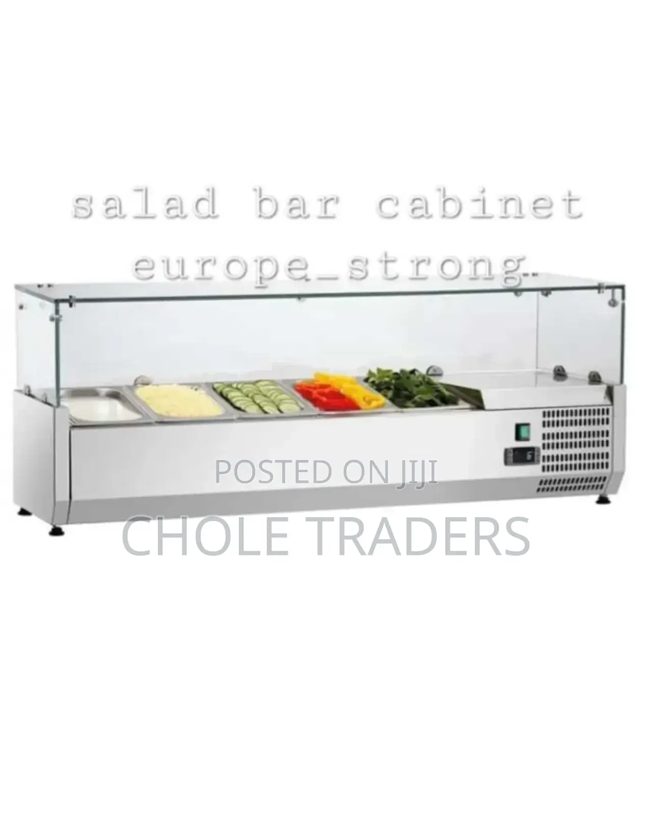 5-pans Refrigerated Salad Bar Display Unit