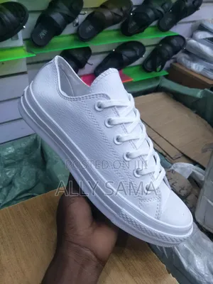 Mens Allstar Material Leather White Full