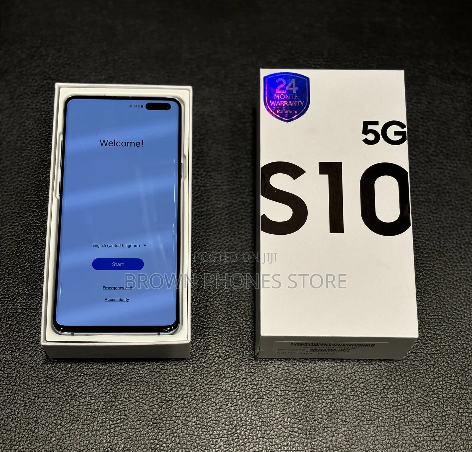 New Samsung Galaxy S10 5G 256 GB Black