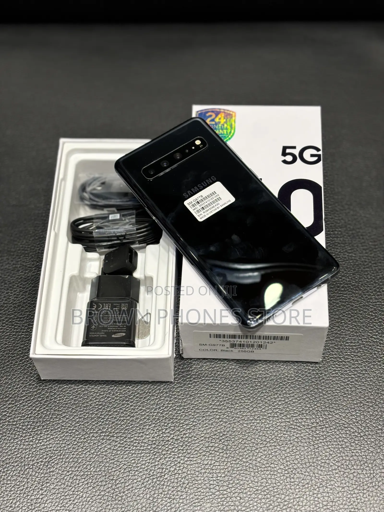 New Samsung Galaxy S10 5G 256 GB Black