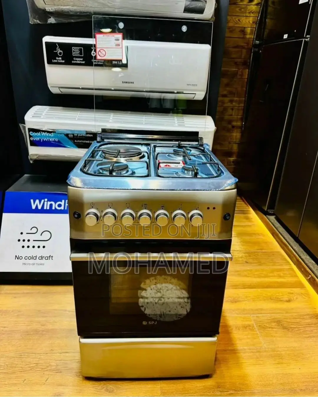 SPJ 3 Gas 1 Electric Cooker/Jiko