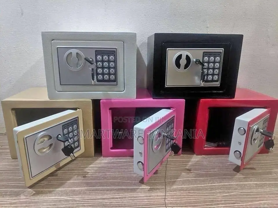 Electronic Digital Security Safe Box With Lock Keys And Code