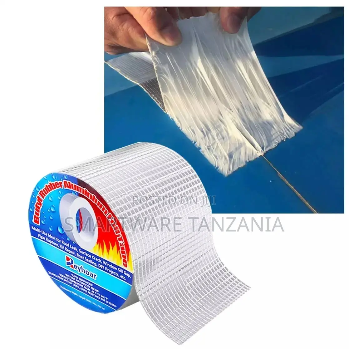 Super Waterproof Tape Aluminum Butyl Rubber Tape, Pipe/Metal