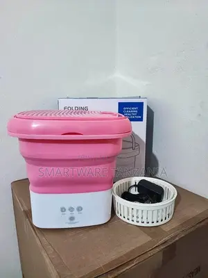 Folding Washing Machine With Spin Dryer For Camping, Travel