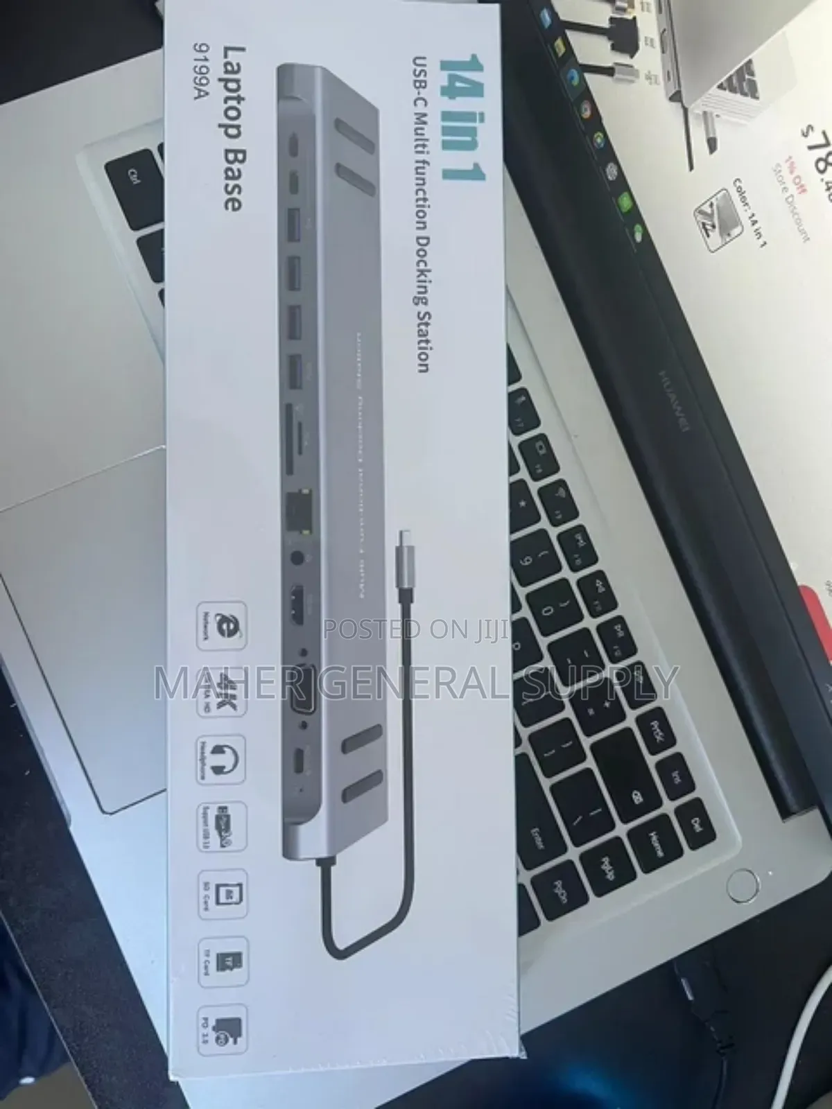 USB C External Hub, 14 in 1