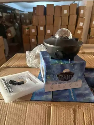 Star Projector Night Light With Bluetooth Music Speaker