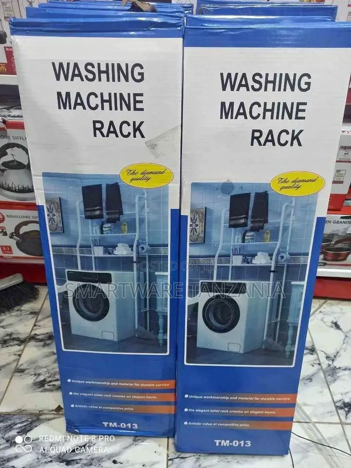 Washing Machine Rack, Height-Adjustable Tumble Dryer Stand