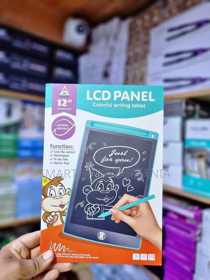 LCD Writing Tablet For Kids Car Shape E-note Pad For Writing