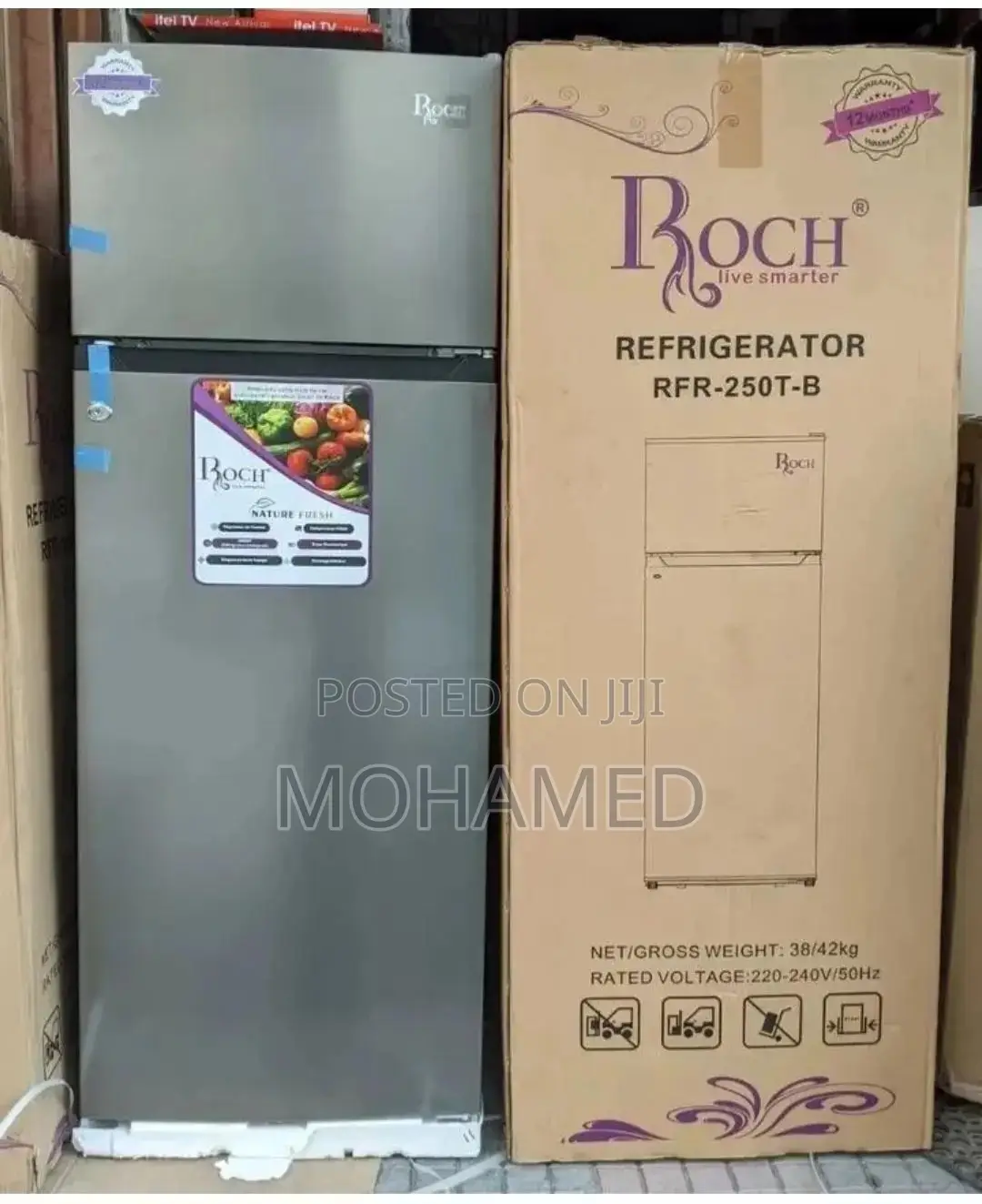 Roch Fridge/Friji 250L