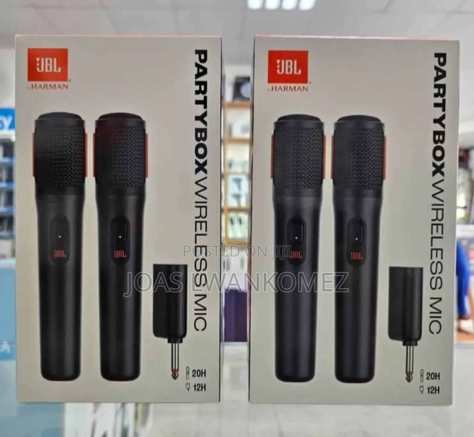 JBL Partbox Dual Wireless Microphone.