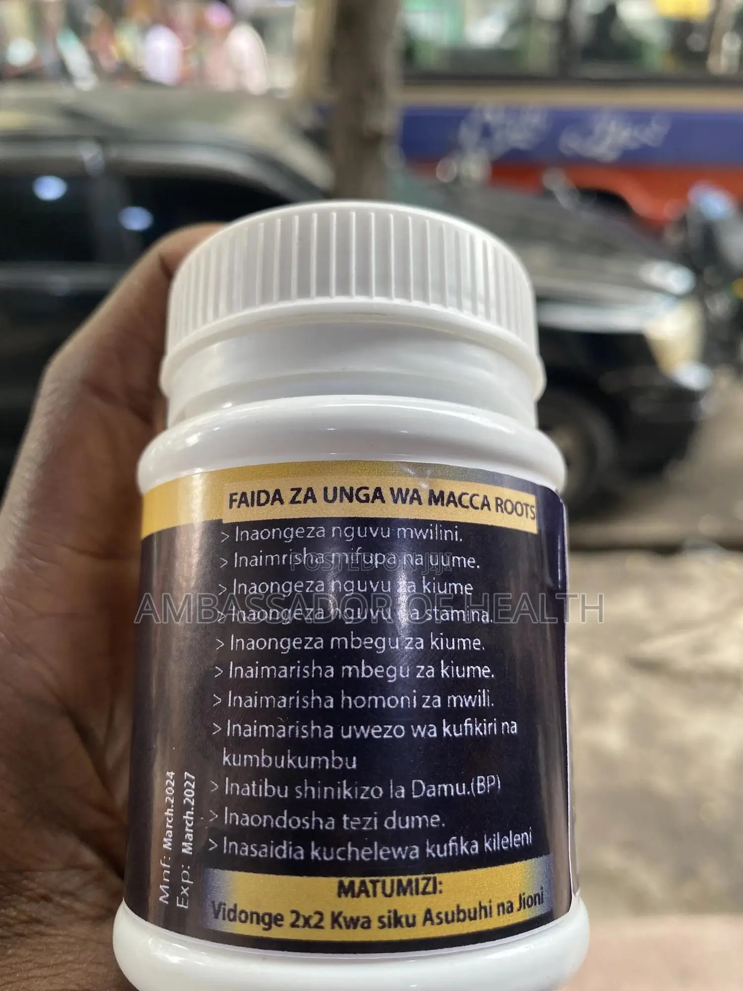 Macca Roots Enhances Men Sexual Function Boost Fertility