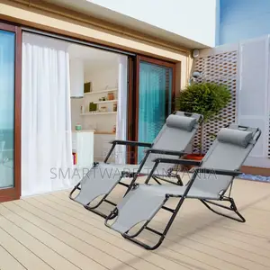 Folding Camping Chair Reclining Chair With Pillow For Indoor