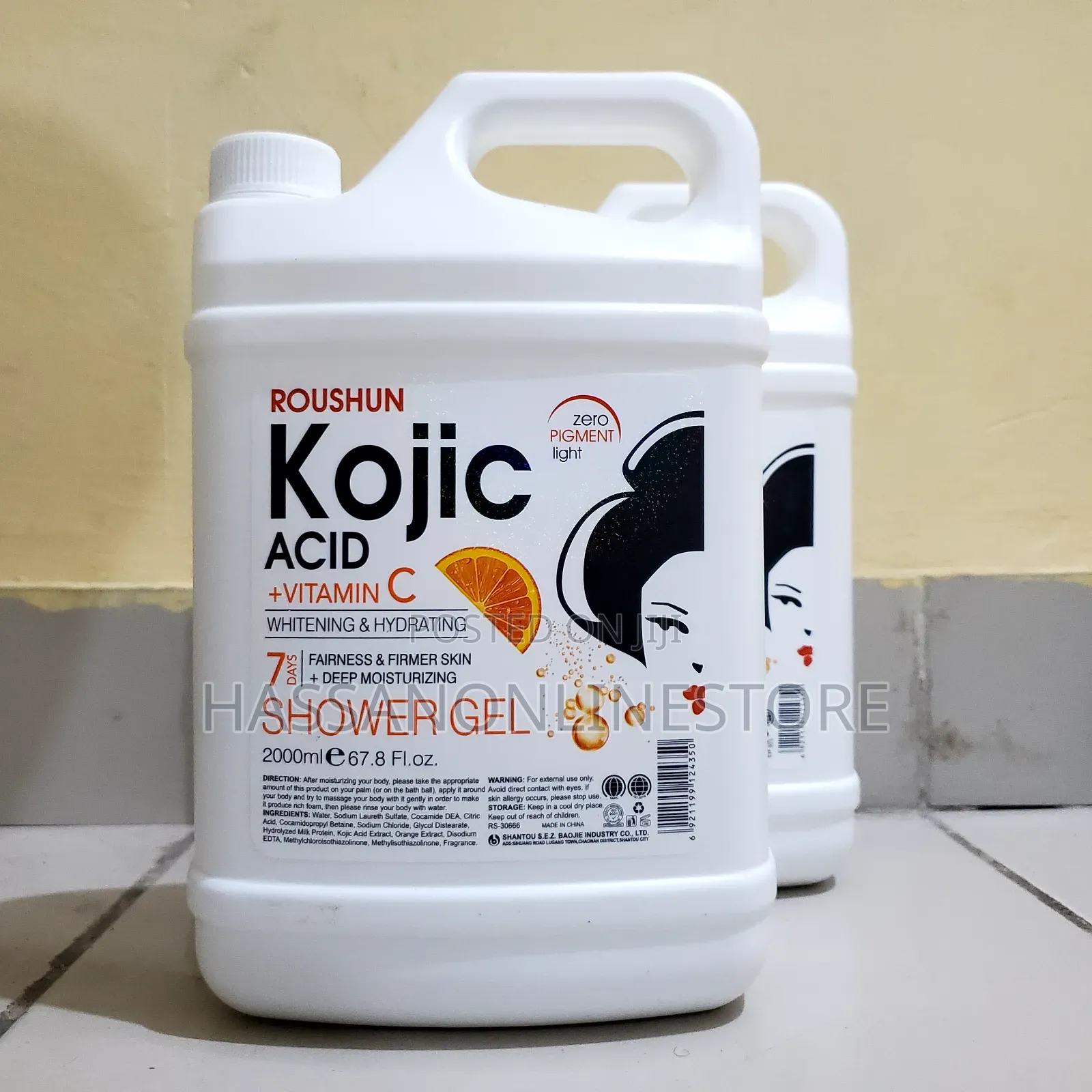 Roushun Kojic Acid + Vitamin C Shower Gel 2L