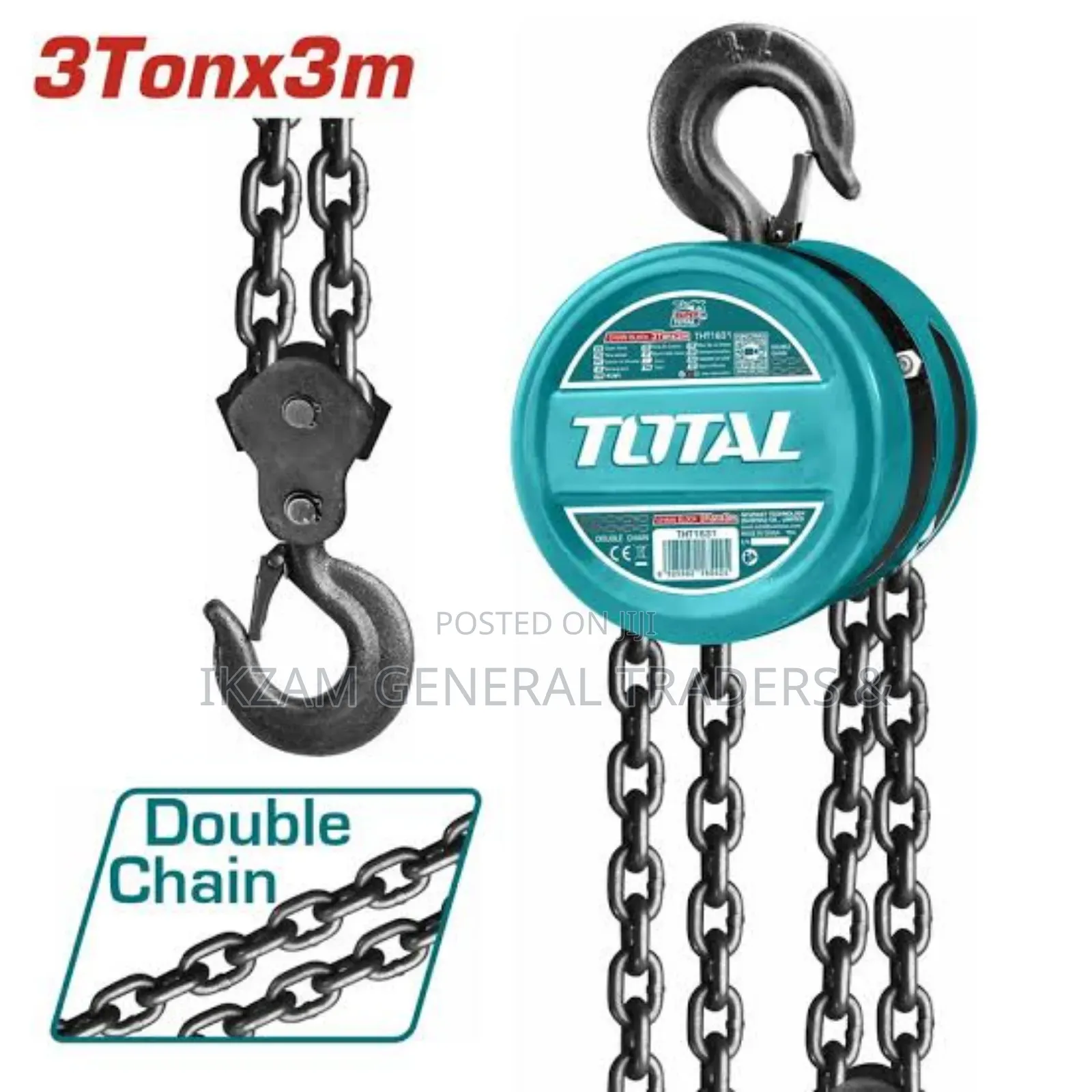 Chain Block 3ton X 3M