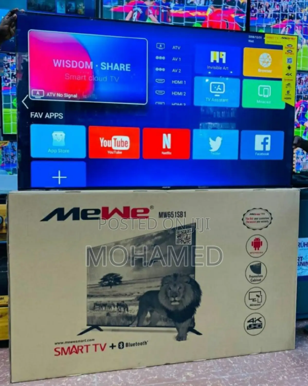 Mewe Inch 65 Smart Android TV