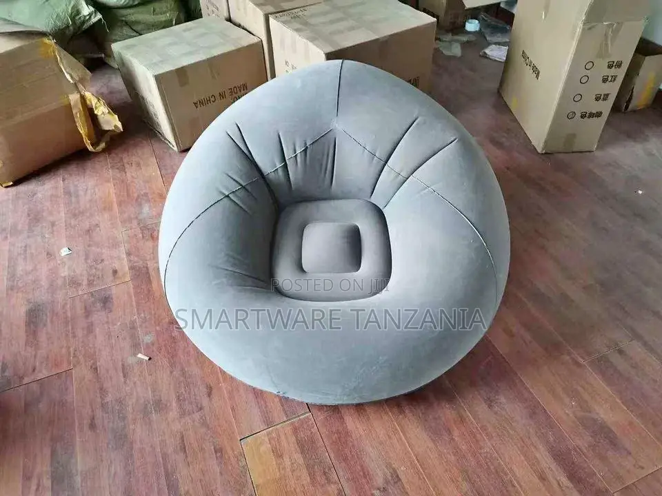Lazy Sofa Large Inflatable Flocking Sofa Chair Lounger Seat