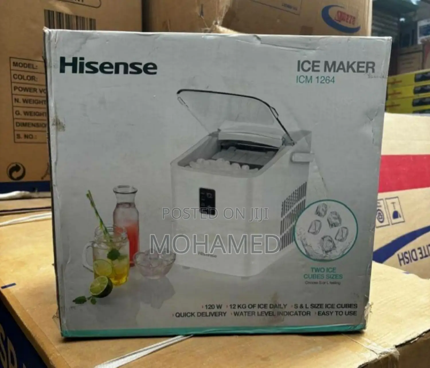 Hisense Ice Maker 12kg( 1L