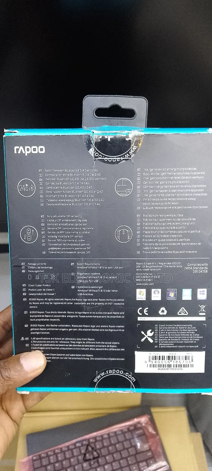 Mt750s Multi -Mode Wireless Mouse