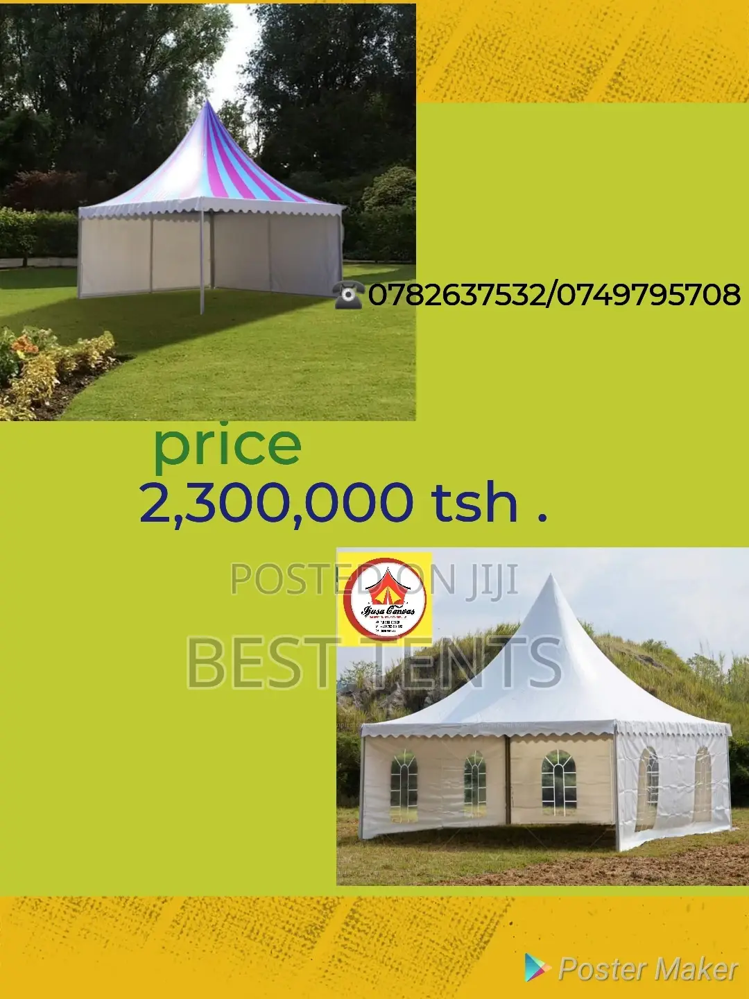 Maturubai, Tent, Car Parking Shed in Ijusa Canvas
