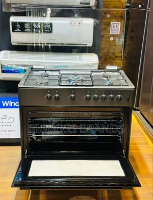 Haier Cooker 5 Gas Burners + Electric Oven 90×60cm