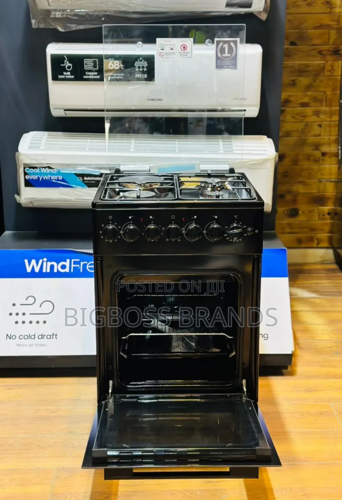 Haier Cookers 50x50 Cm 3 Gas Burners +1 Hotplate