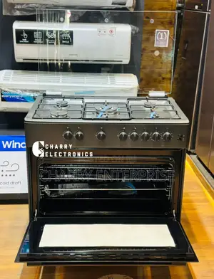 Haier Cooker 5 Gas Burners + Electric Oven 
90×60cm