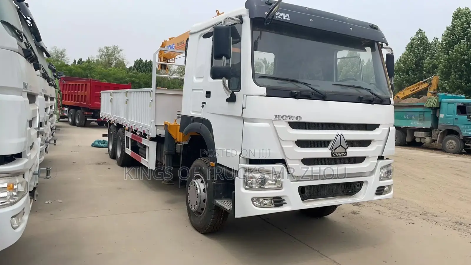 Ready to Order From China Used HOWO Truck Crane