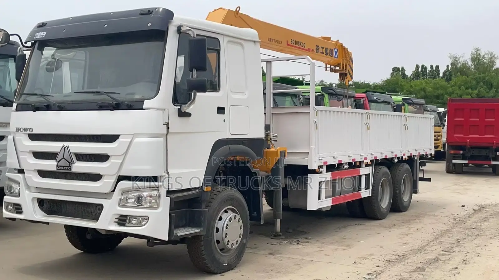 Ready to Order From China Used HOWO Truck Crane