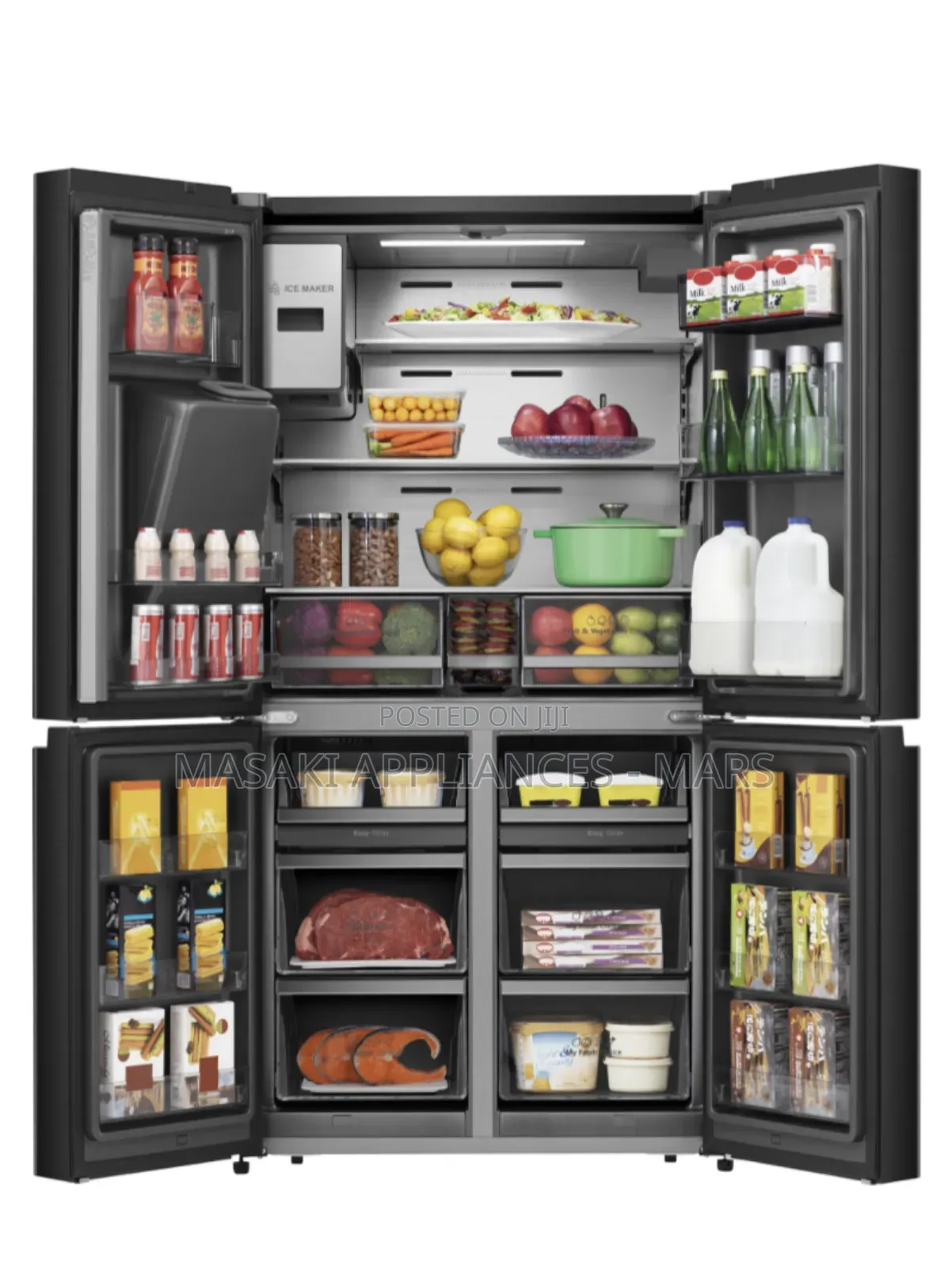 Hisense 536lfour Doorwater Dispenser Fridge H750fsb-Idls