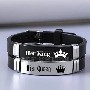 Her King and His Queen Couples Bracelets