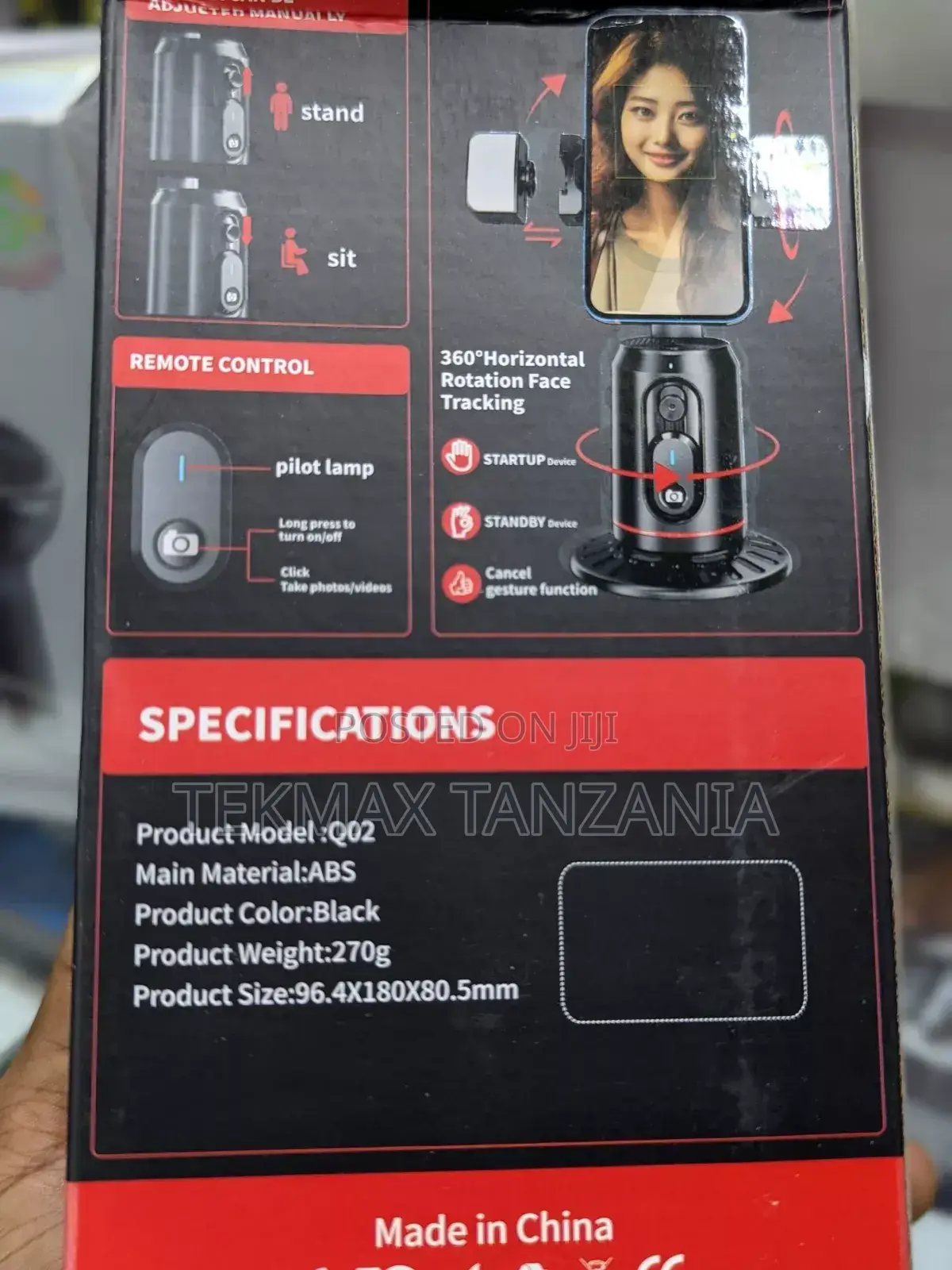 Face Detection Selfie Tripod With Gimbal Stablelizer Q02