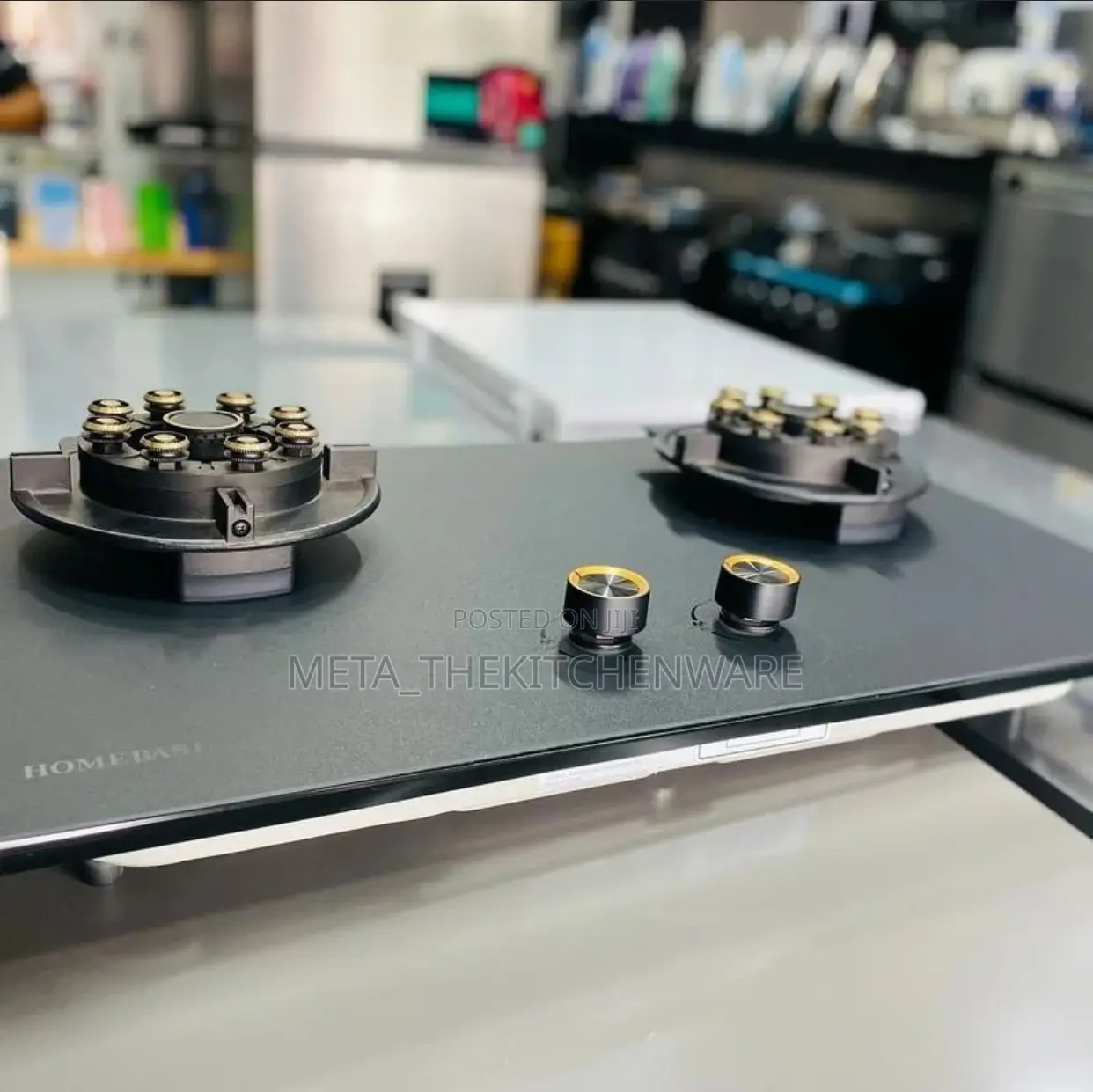 Homebase Table Cooker Built in 2 Gas Hob