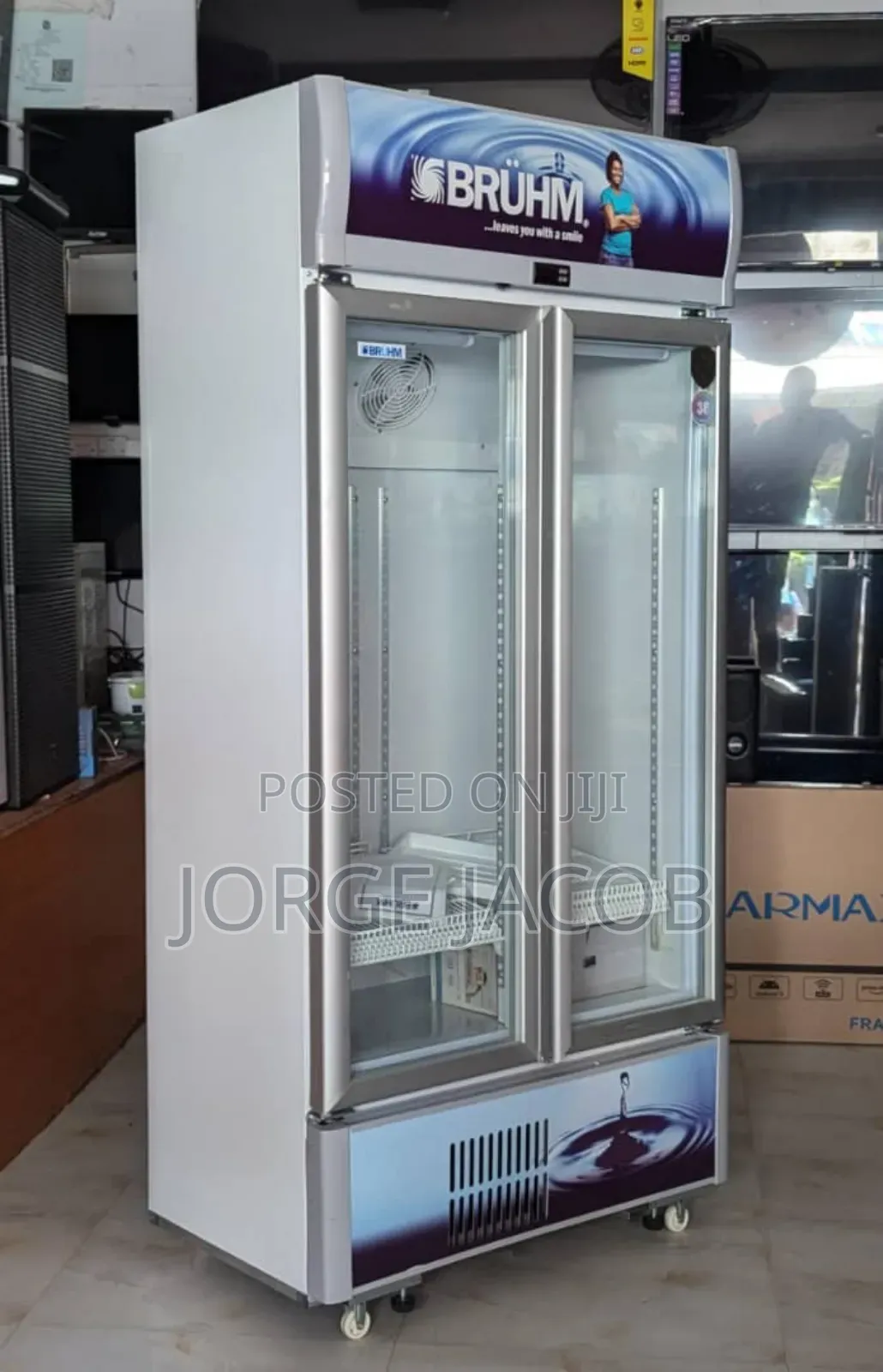 409 Litre Bruhm Showcase Fridge