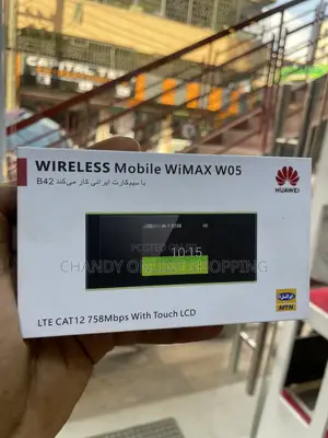 Wireless Mobile Wimax W05 LTE CAT 12 758mbs With Touch LCD