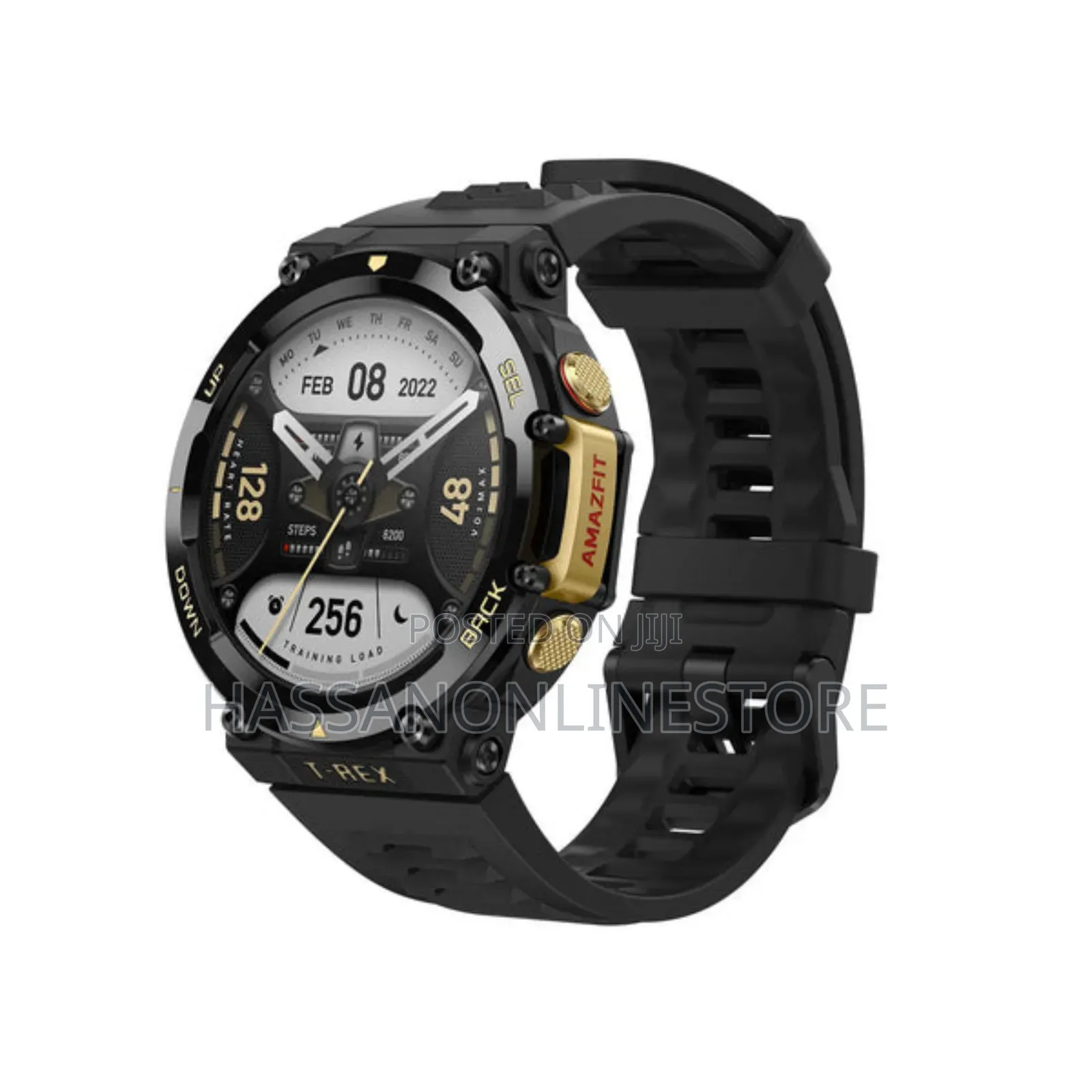 Amazfit Trex2 Heavy Duty Smart Watch Black Gold