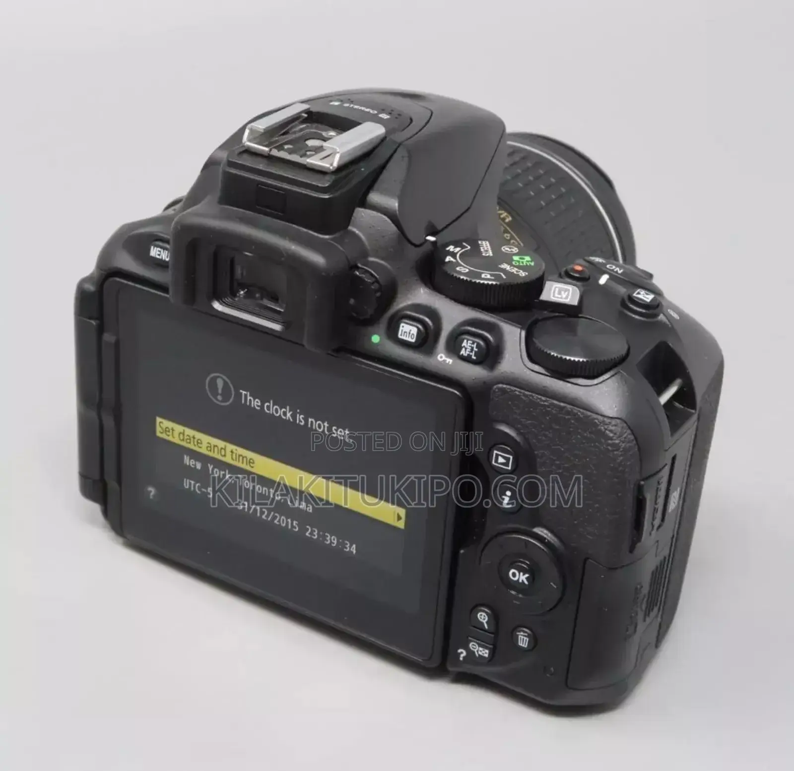 Nikon D5600 24.3MP Camera 
AF-P 18-55mm Dx VR Lens