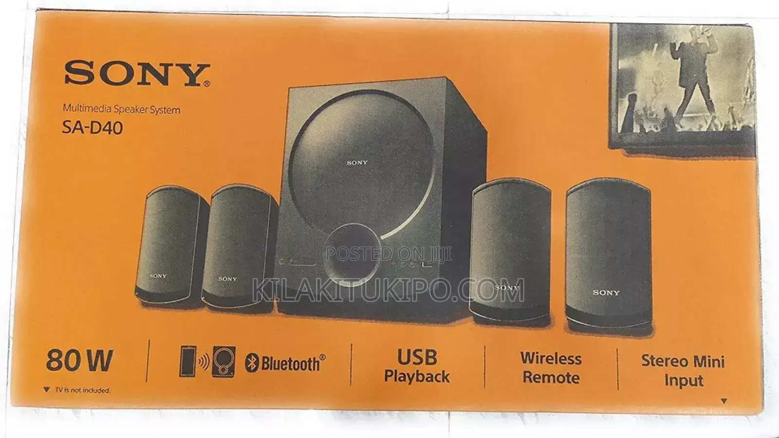 SONY Home Theater System Sa-D40