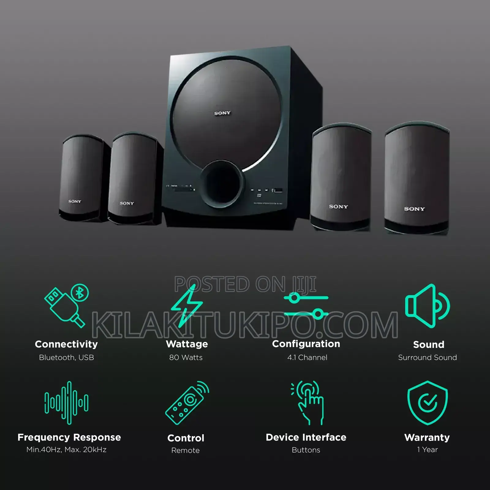 SONY Home Theater System Sa-D40